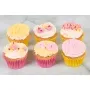 Personalised Pink and Yellow Cupcakes