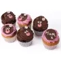 Mummy Bear Cupcakes - With Personalised Disk