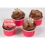 Chocolate birthday cupcakes