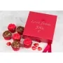 Personalised Vanilla and Chocolate Rose Design Cupcakes Box 9
