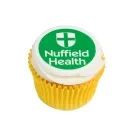 Branded Cupcakes with Large Logo