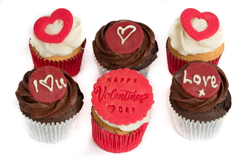 All My Love Valentine Cupcakes