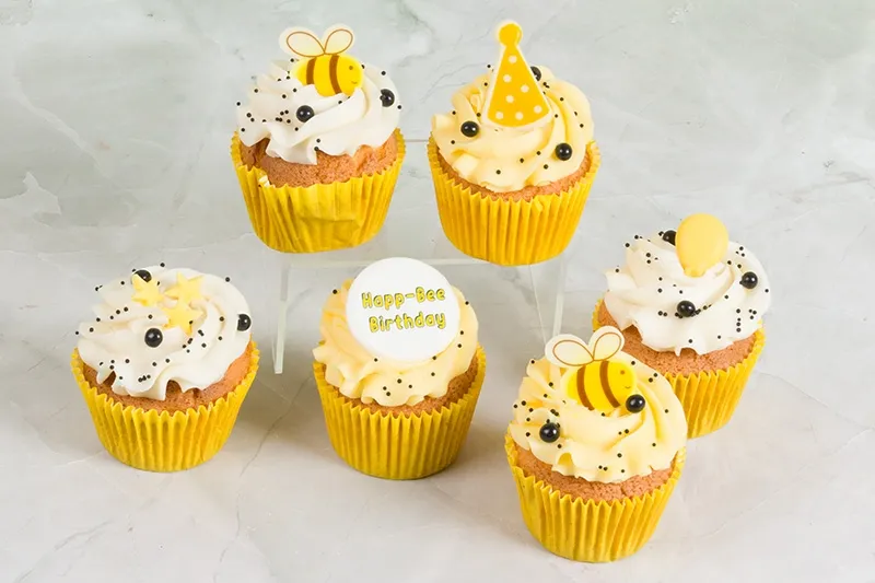 HapBee Birthday Cupcakes