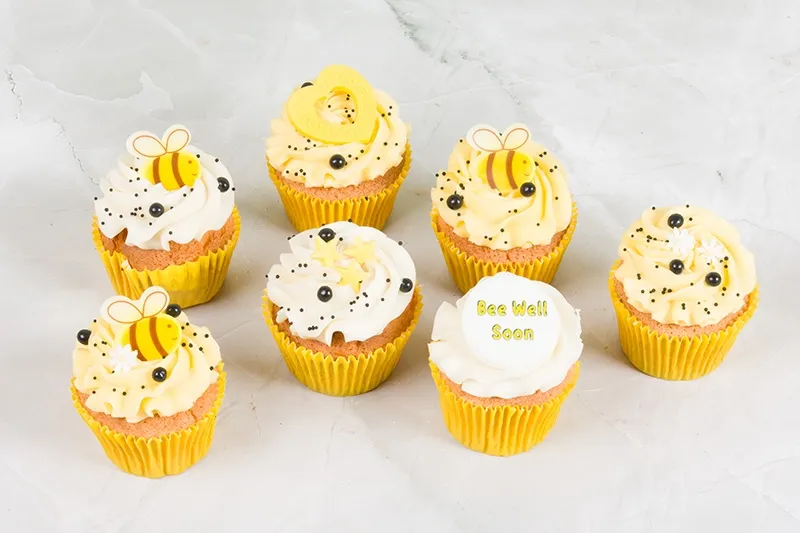 Bee Well Soon Cupcakes