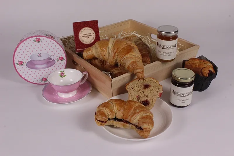 English Rose Breakfast Tray