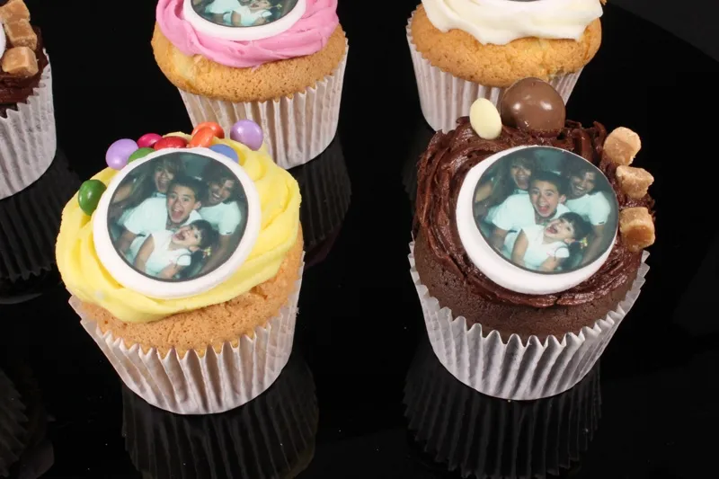 Photo or Logo Party Mix Cupcakes All Personalised