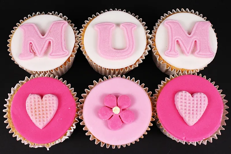 Mum's Pretty in Pink Cupcakes