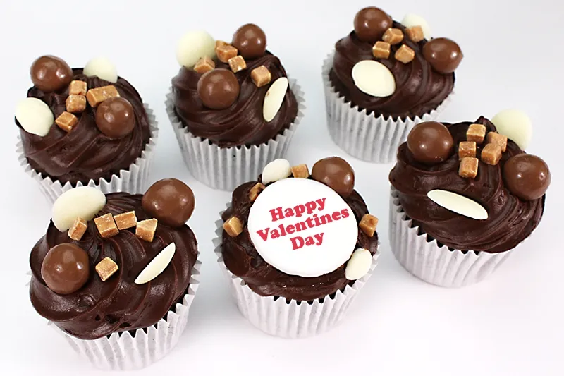 Personalised Malteser Cupcakes