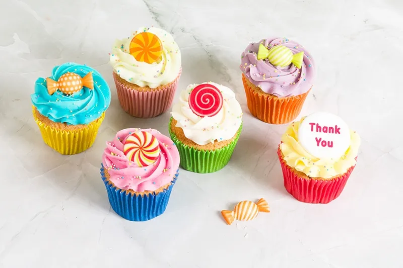 A Sweet Thank You Cupcakes