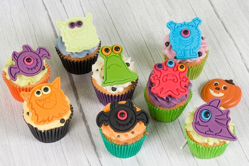 Halloween Monster Mash Cupcakes 