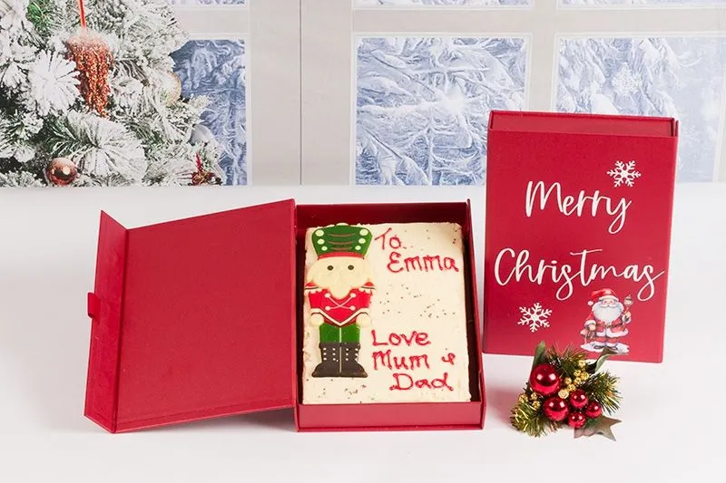 Personalised Nutcracker Blondie Christmas Card Box